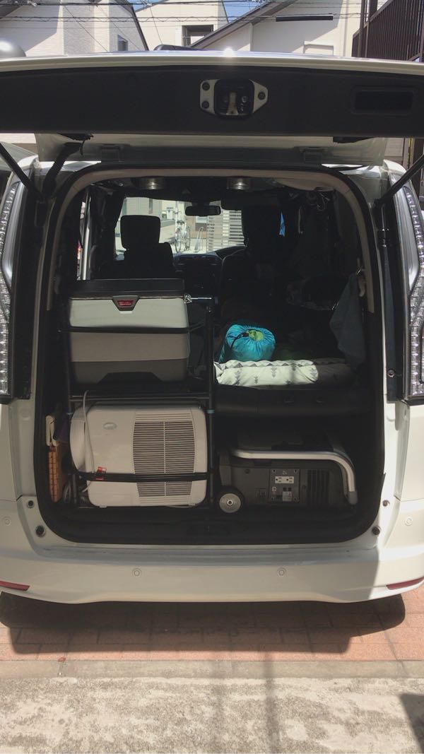 リヤラゲッジ 収納配置変え セレナc26で車中泊仕様を目指すブログ 楽天ブログ