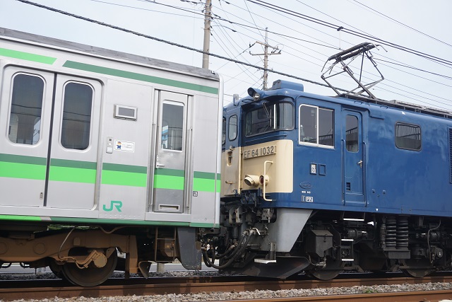 EF81 139牽引 小田急4000形 大宮入場 & EF64 1032牽引 E127系 V13編成 長野配給4