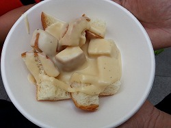 富良野のチーズフォンデュ