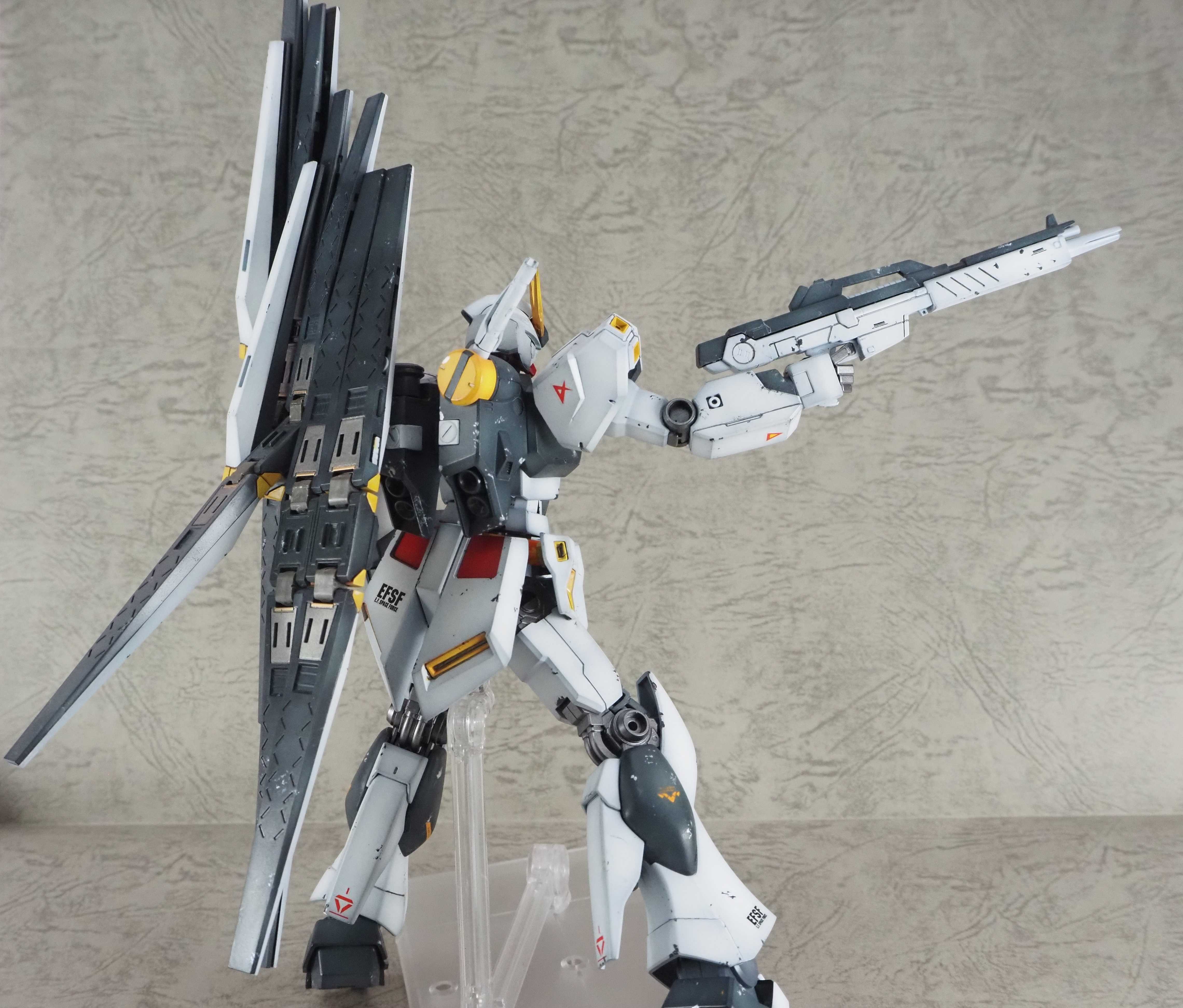 EG/HGUC】νガンダム/アクションベース7 | ガンプラ展示室 - 楽天ブログ