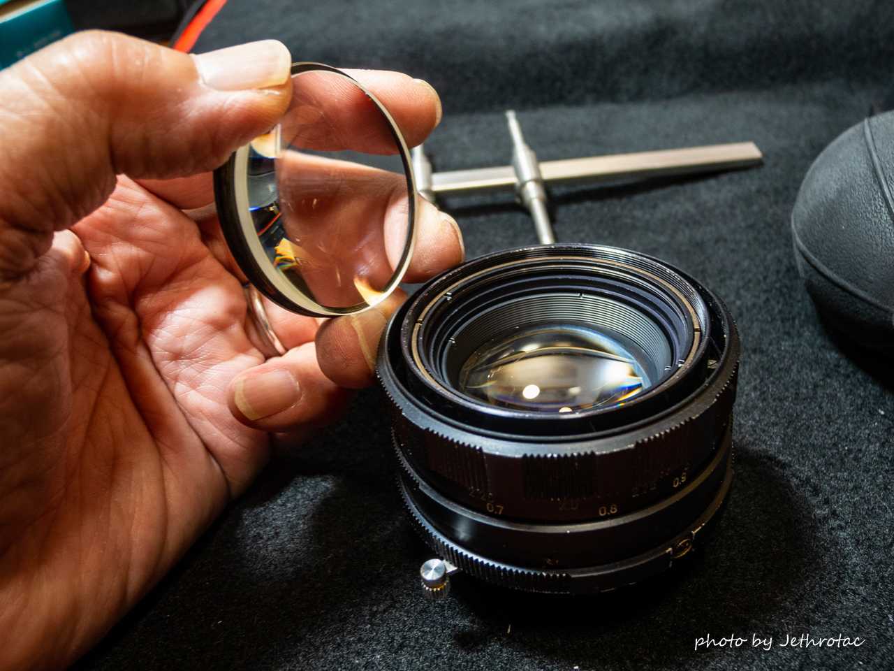 AUTO ROKKOR-PF 58mm F1.4」分解整備、今回はヘリコイド不調を直す