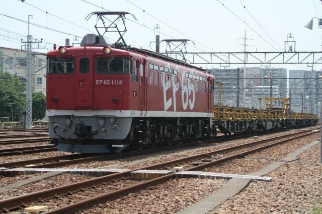 レインボー機  EF65 1118 田端 チキ工臨 2