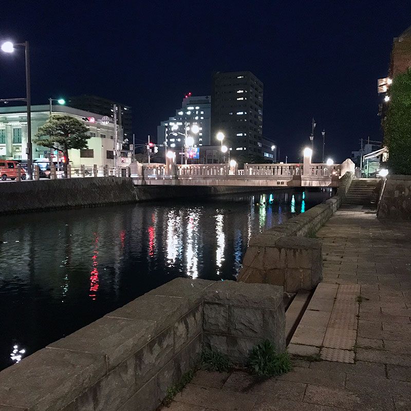 松江市の夜景