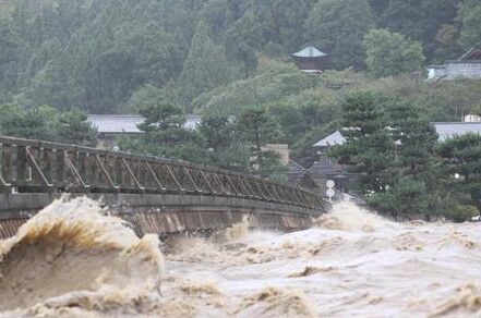 嵐山の水害2013-9-16