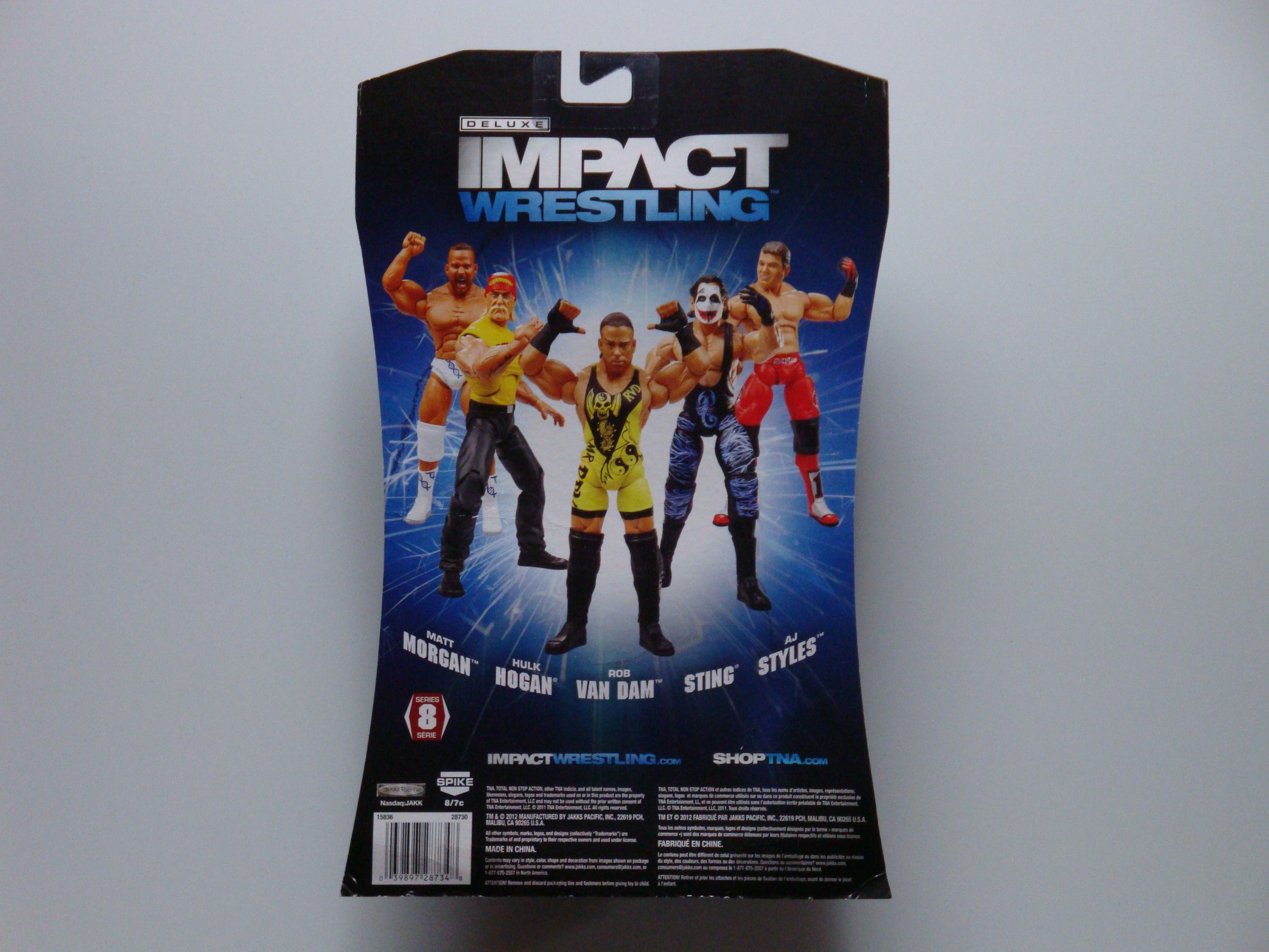 TNA フィギュア スティング TNA 2012 DELUXE IMPACT WRESTLING STING スティング（白