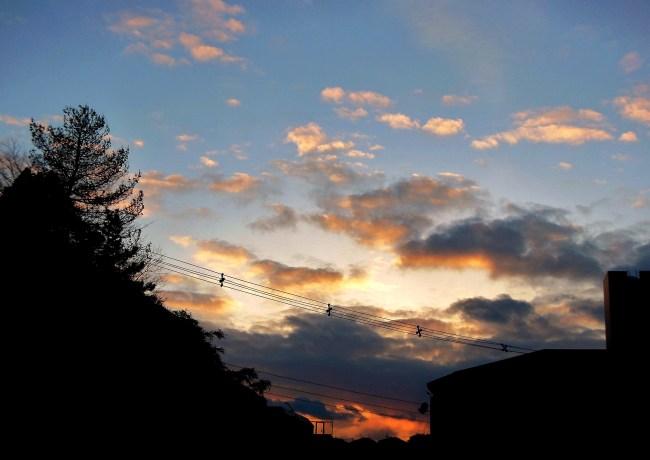 夕暮れ