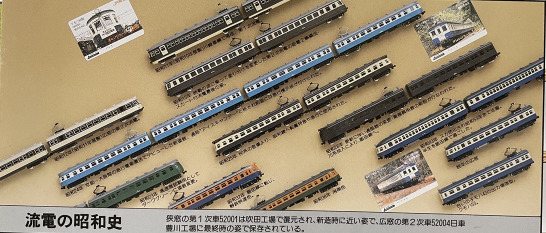 広窓流電モハ52 アイスキャンディー色　KATO改造　4両セット　他サイト出品中 広窓流電モハ52 アイスキャンディー色 KATO改造 4両セット 他