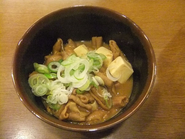 新ふじ@根津のモツ煮