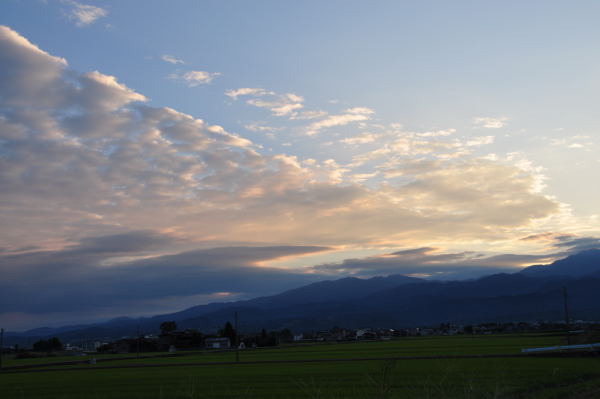 月と金星と剱岳