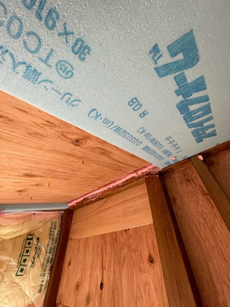 ウッドデッキサウナdiy 6 合板貼り クマラ街道blog 楽天ブログ