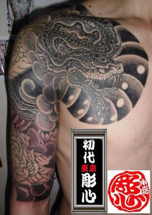 刺青原画　矮脚虎王英　一点物 水滸伝 【矮脚虎 王英】 - 刺青処 【肌 絵】東京 初代彫心