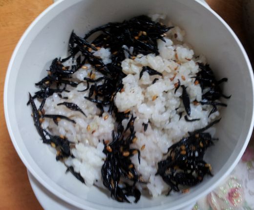 20130126_132426  しそ味ひじきご飯