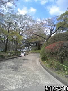 佐野城２の丸入り口