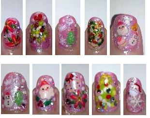 ２０１２クリスマスネイル
