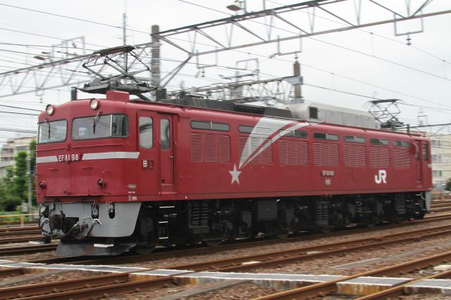 水戸ホキ工臨 EF81 98☆ 牽引 返却3