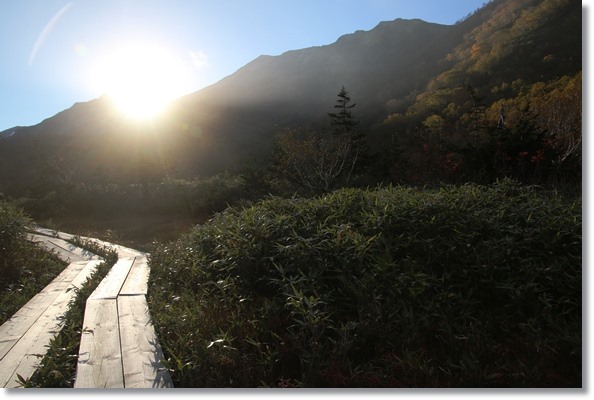 栂池自然園-53 もうすぐ日暮れ 15.10.2　16：29