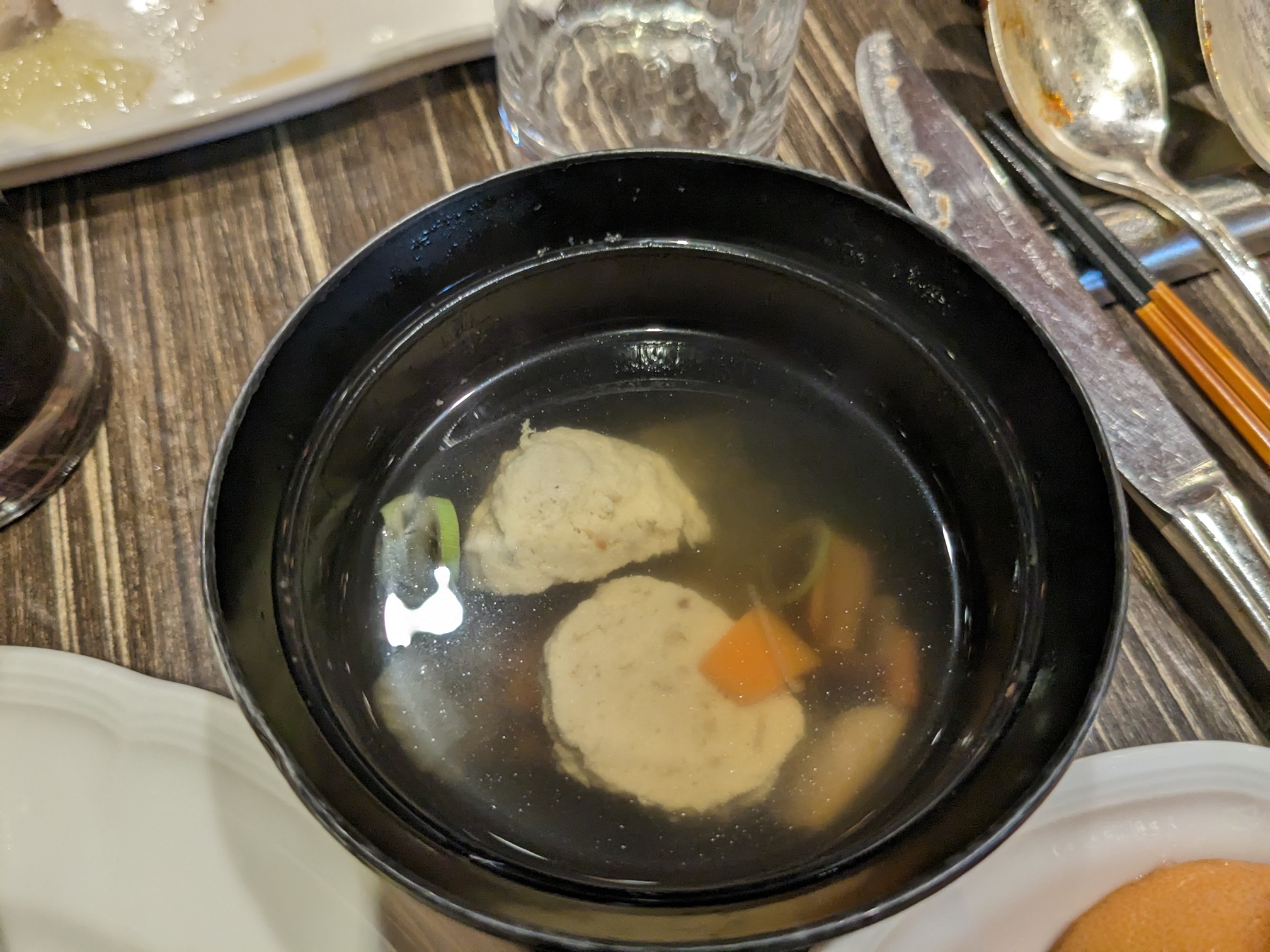 横浜ベイシェラトンホテル　ランチビュッフェ　長崎県産　ぶりのつみれ汁