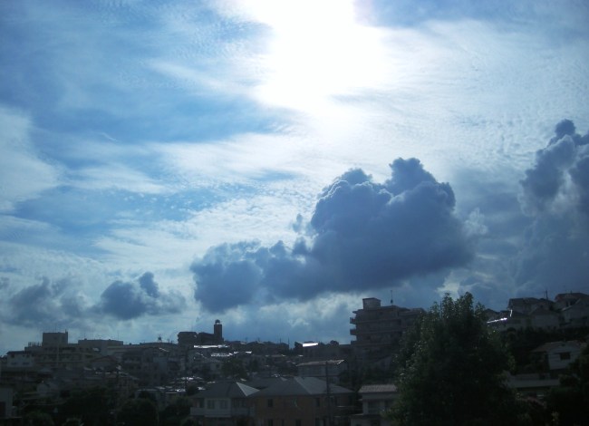 昨年９月３日の空