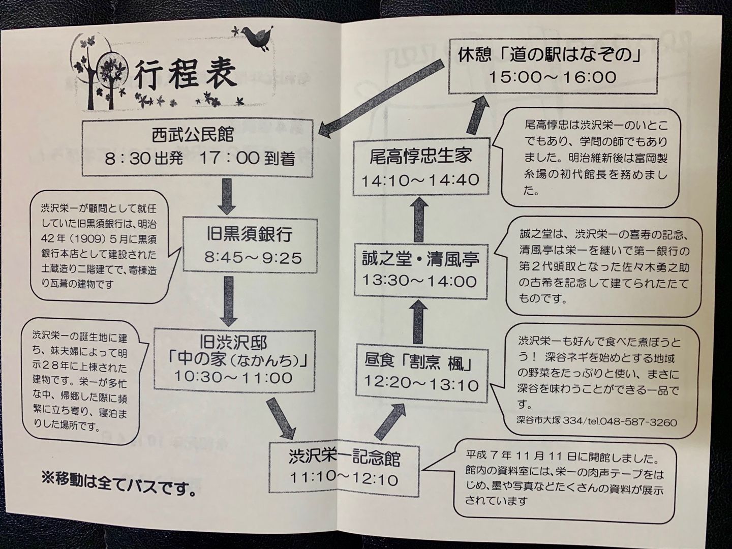 公民館の渋沢栄一バスツアーに行きました Music Land 私の庭の花たち 楽天ブログ