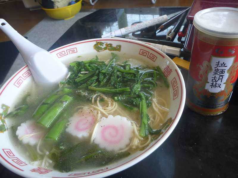 アスパララーメン。