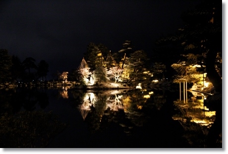兼六園ライトアップ　・冬の段-11 14.2.4