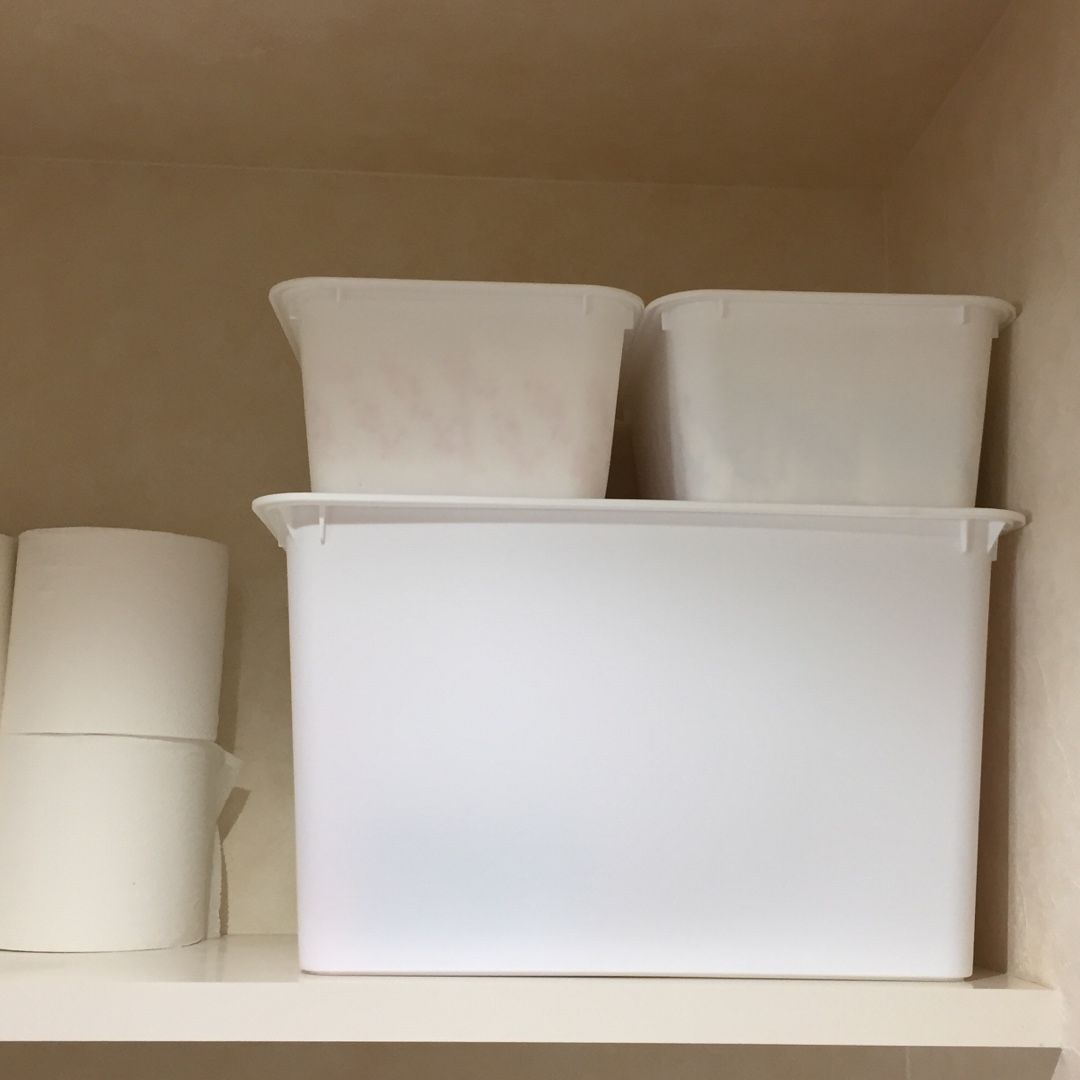 Daisoスクエアボックスにサニタリー用品を収納してみた Lead Ima 楽天ブログ