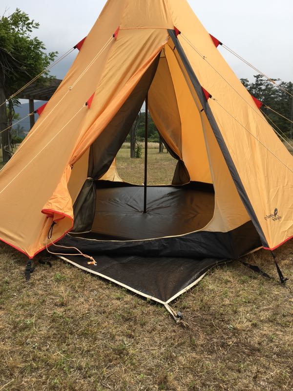 キャンプ道具 ワンポールテント ノースイーグル300 かじじ流 キャンプ 楽天ブログ