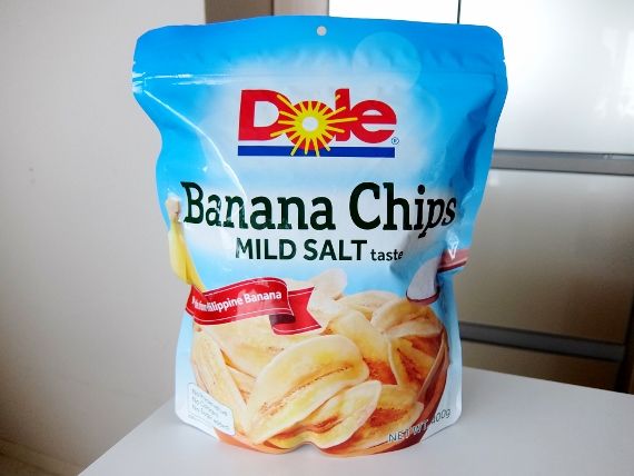 コストコ レポ ブログ ドール バナナチップス 400ｇ 848円 Dole Banana Chips Mild Salt Taste
