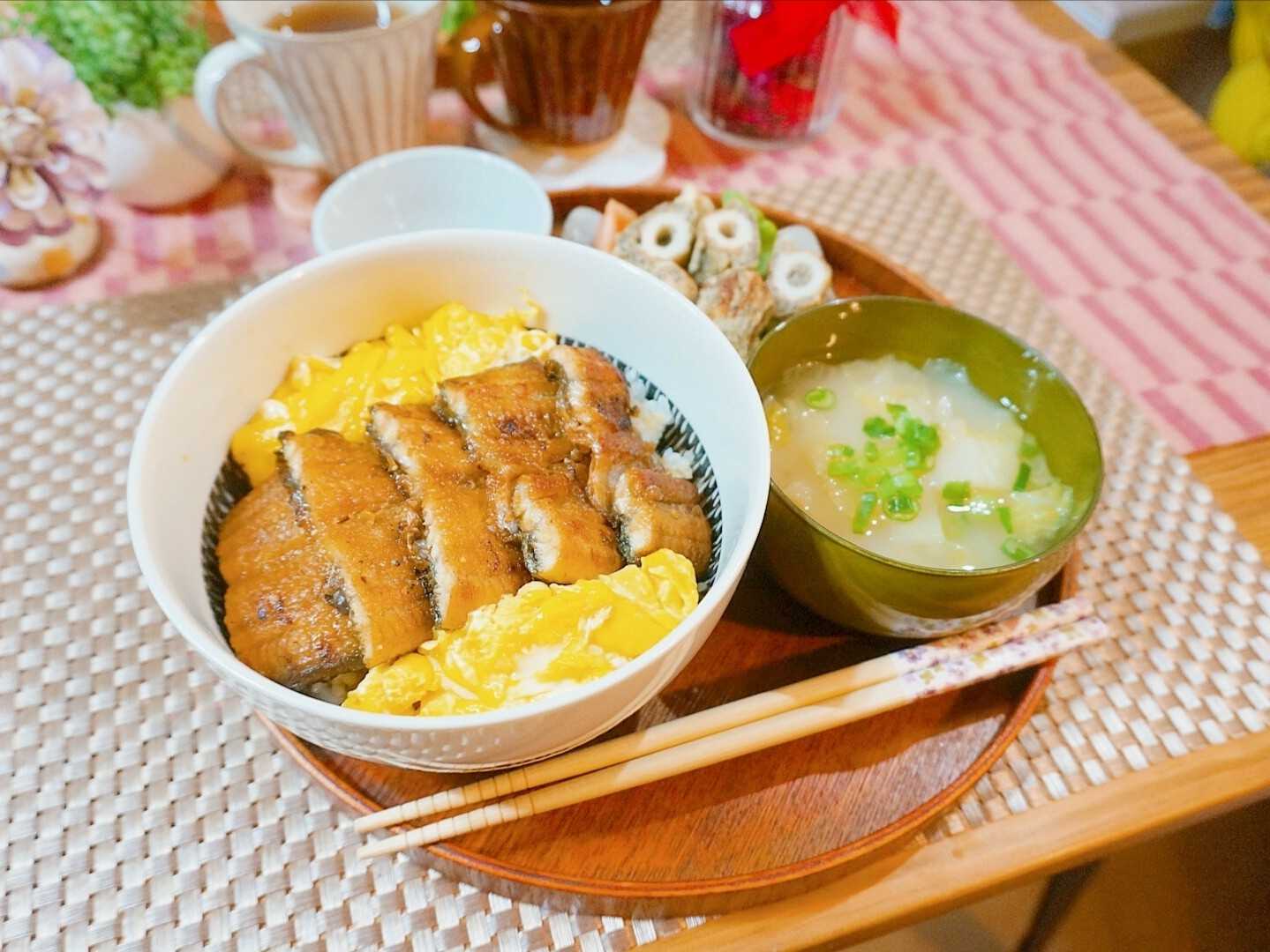 今日の献立 念願の うな玉丼 毎日ごはんと日々のこと 楽天ブログ