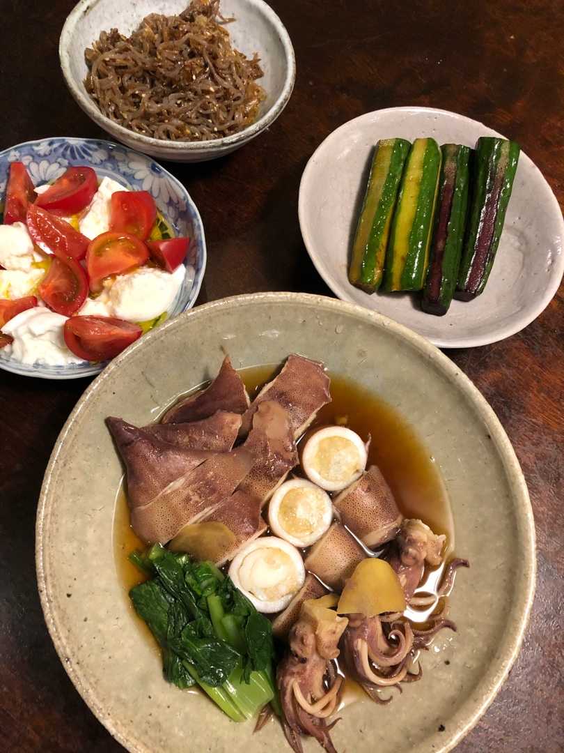 魚じゃなくて 子持ちヤリイカを煮付けにしました 名古屋b食倶楽部 楽天ブログ