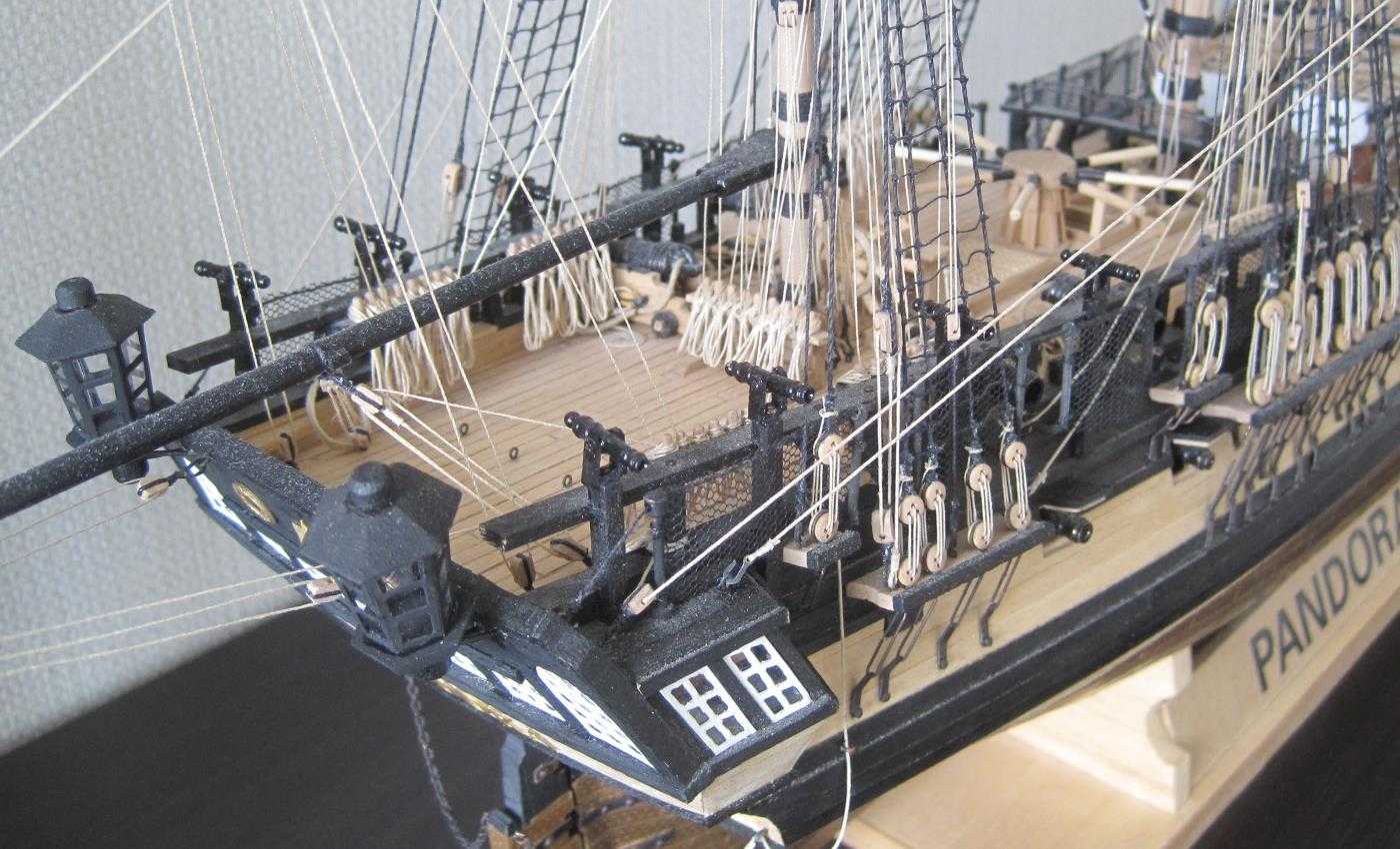 帆船模型 PANDORA 製作記録 第35回 】 艤装 | ｢歩きつなぎの旅