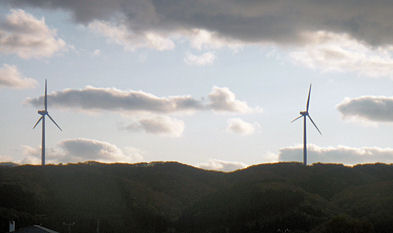 上ノ国の風力発電
