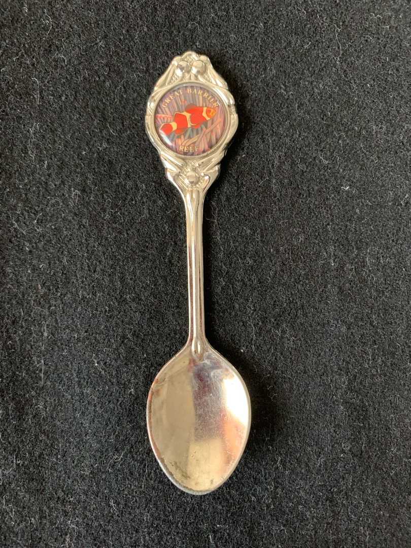 Australia Silver Plated Great Barriere Reef Spoon オーストラリアグレートバリアリーフの