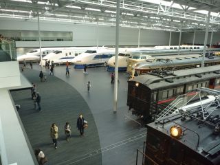 鉄道館内