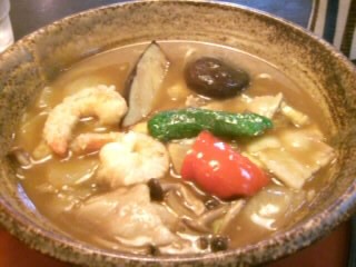 やなぎや遊水亭＠古河の七福カレーそば