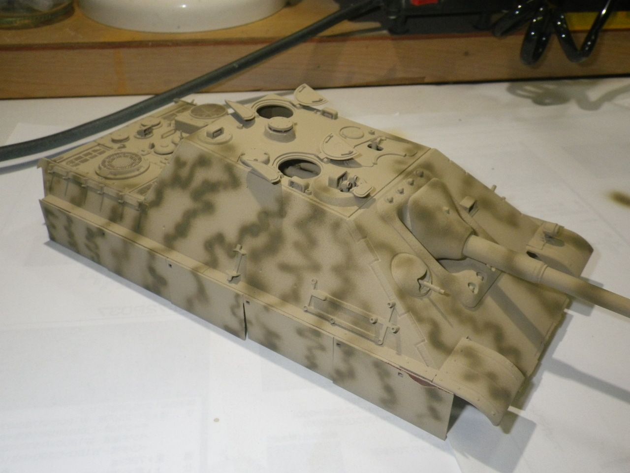 1/35 ドイツ駆逐戦車 ヤークトパンサー （後期型）製作⑨ | 54