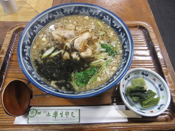 水車生そば@天童の元祖鳥中華1