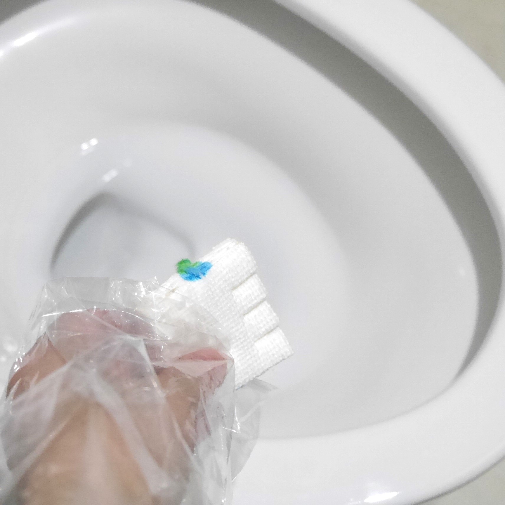 流せるトイレブラシ_替えブラシ&ビニル袋