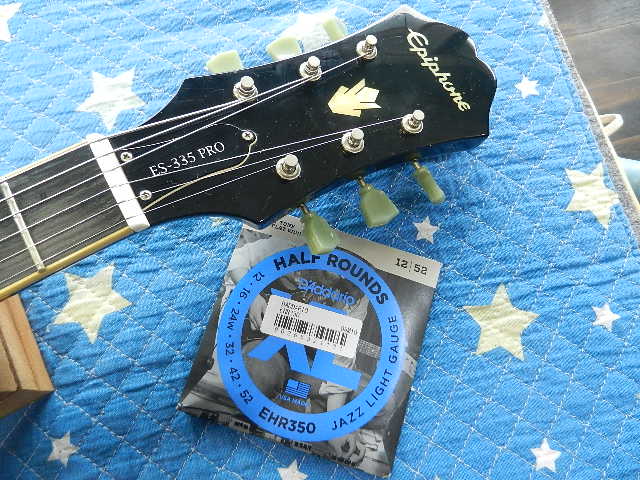 🌸Epiphone ES-335 PRO ナット交換 | 青春のギターリペア K2ギター