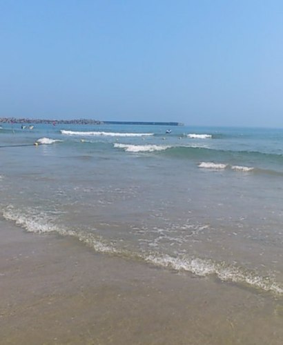 澄み切った海