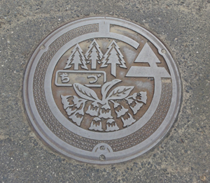 智頭マンホール