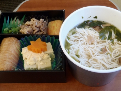沖縄磯採集2014年9月中旬4　機内食
