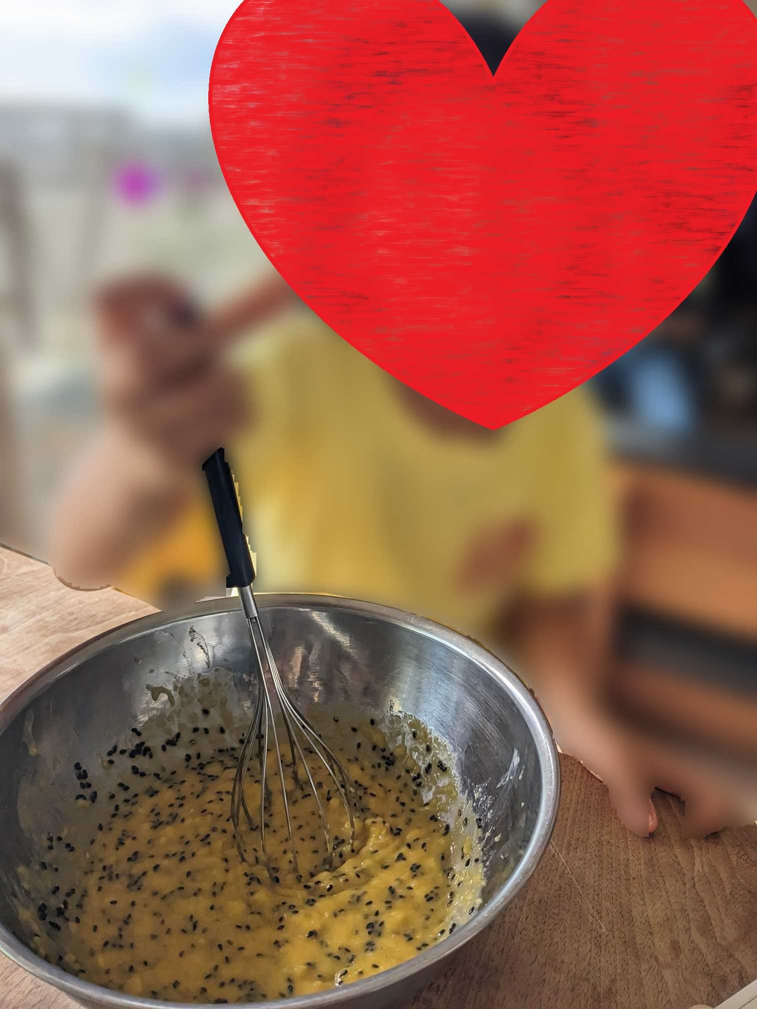 幼児と一緒に料理　ホットケーキミックスでさつまいもパウンドケーキ作り