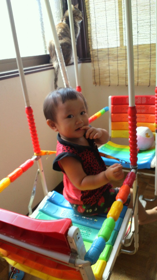 天響ブランコでゆらゆら～