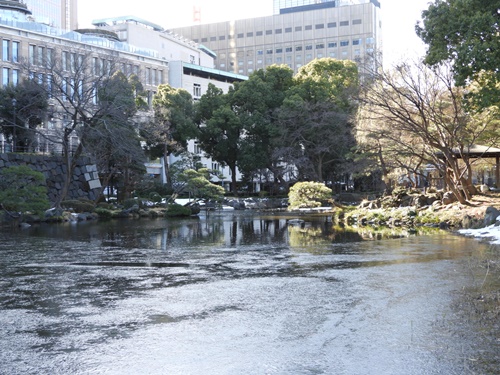 日比谷公園にて