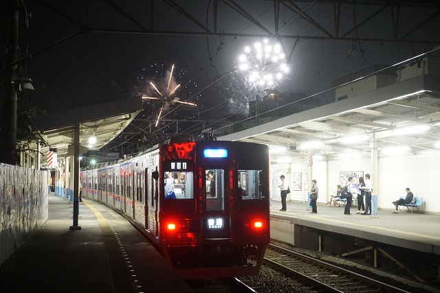 平成29年度「第51回葛飾納涼花火大会」京成柴又駅3500形&3600形4