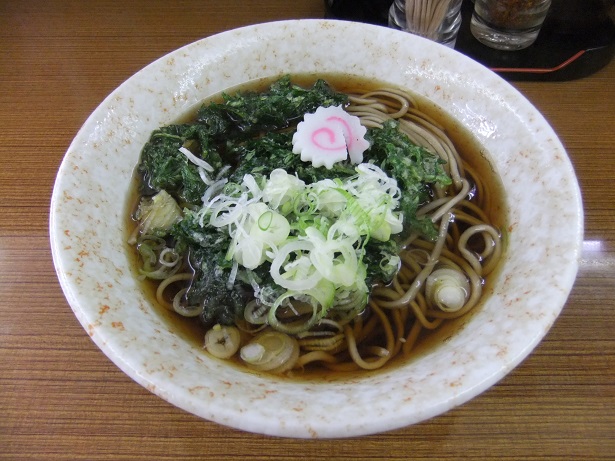 島根４丁目・たまもの春菊そば１