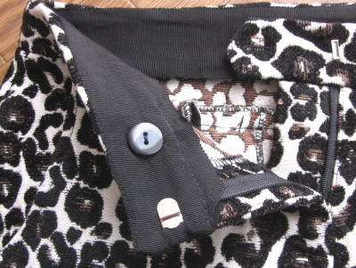 Maison de Reefur 同型 レオパードクロップドパンツ ミックス W74 H88 上22 4980円+送料630円楽天、CARRY4.JPG