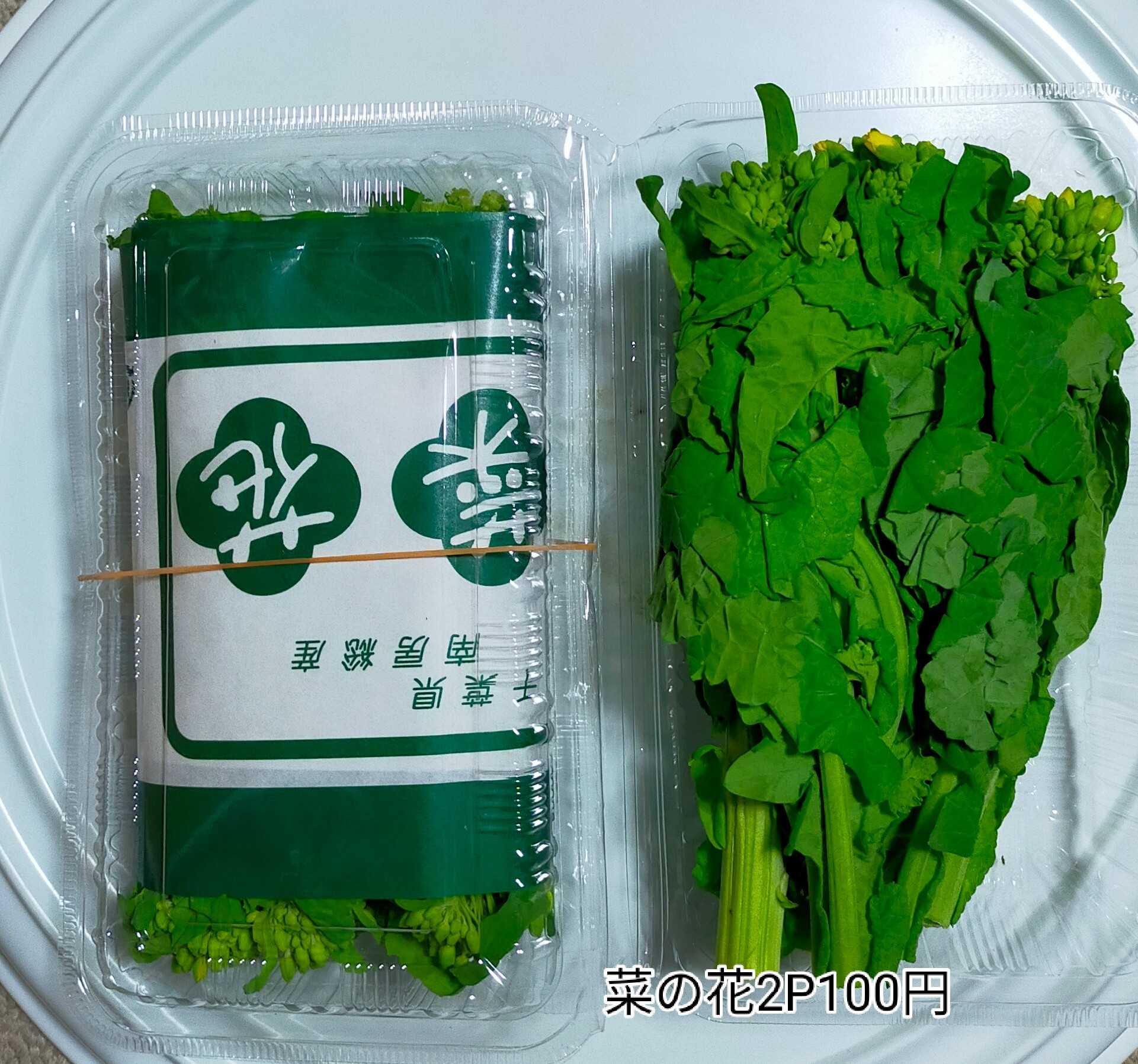八百屋さんとスーパーの特売品 若鶏の手羽元 菜の花 泥ねぎ junのブログ