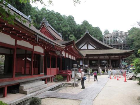 探訪 [再録」 滋賀・近江八幡 琵琶湖の沖島と長命寺 －5 長命寺(3) 三重塔保存修理の見学 | 遊心六中記 - 楽天ブログ